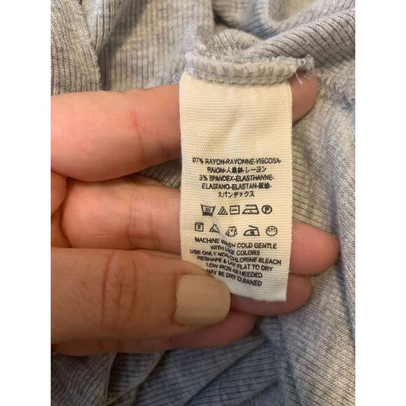 We The Free 3/4 sleeves asymmetrical off shoulder oversize tunic top size XS - Picture 3 of 8